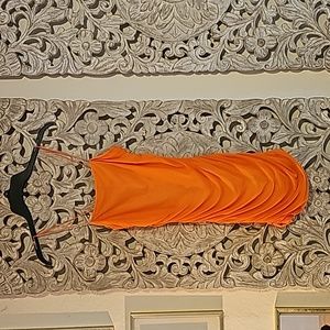 CHICME BodyCon Orange Dress